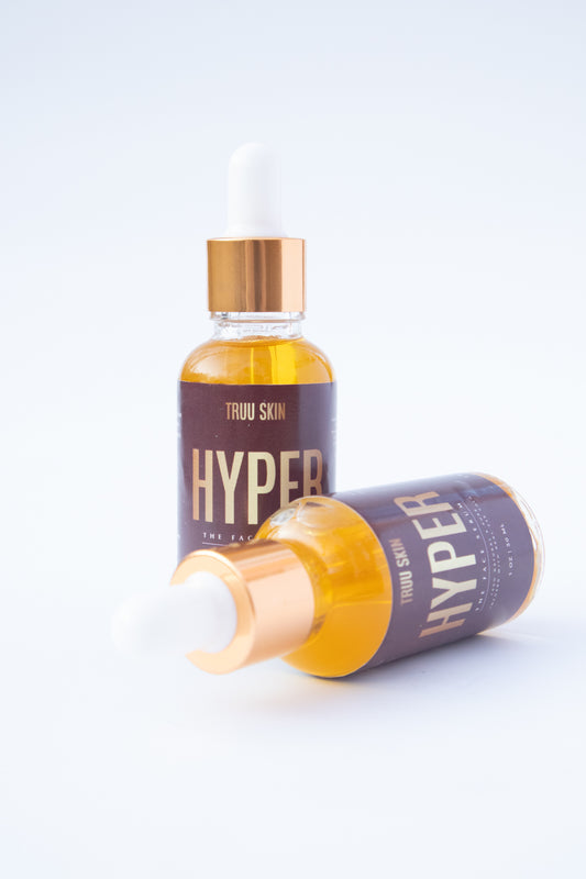 HYPER 24K Gold Oil Serum: Natural Brightening in 1oz Bundle