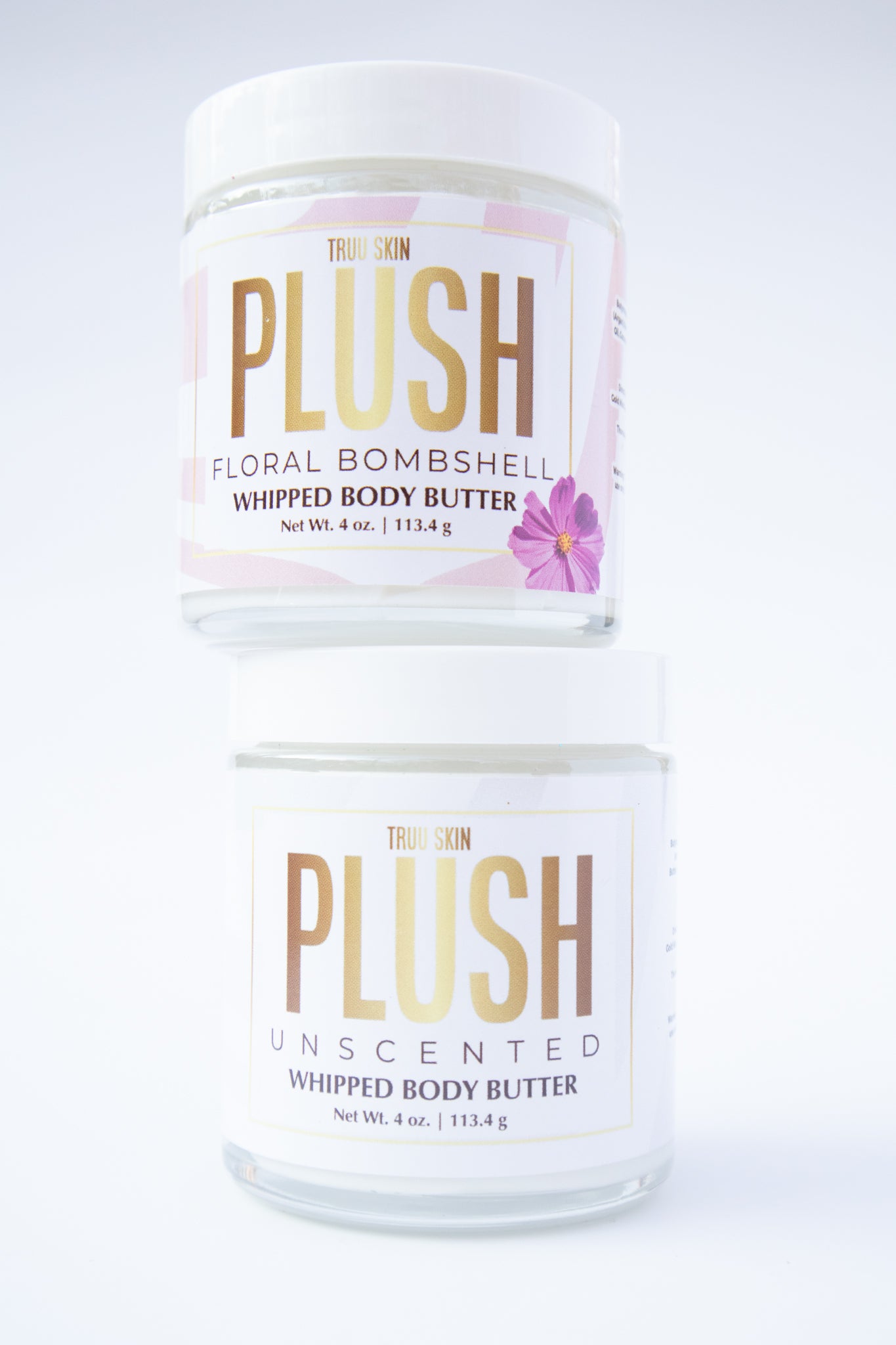 PLUSH Unscented + Floral Bombshell Body Butter Bundle